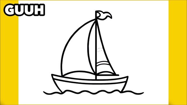 HOW TO DRAW A SAILING BOAT смотреть онлайн