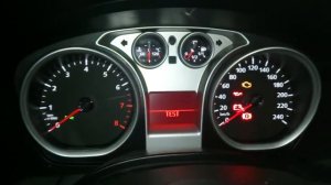 Тест приборной панели Ford focus  2