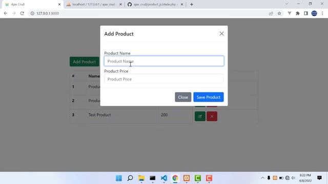 Laravel 9 Ajax Crud With Live Search and Pagination Bangla | Display Data Without Page Reload | P-0 смотреть онлайн