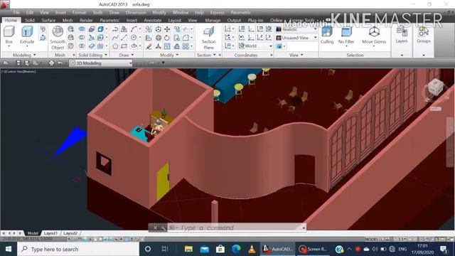 Autocad 3D Part 2 restaurant смотреть онлайн