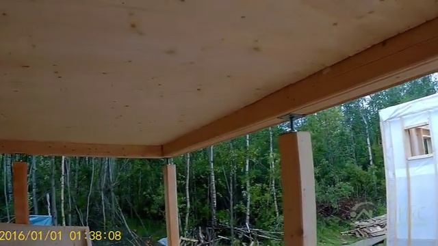 Строительство каркасного дома и бани из бруса. смотреть онлайн