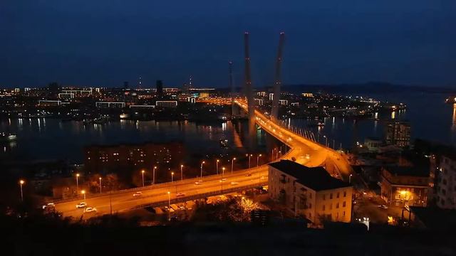 Весенний закат во Владивостоке / Sunset in Vladivostok. Таймлапс смотреть онлайн