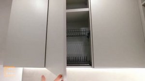 Кухня с фасадами Egger U750 Ярко серый