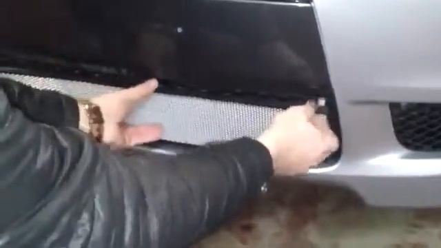 Защитная решетка радиатора Mitsubishi Lancer 10 инструкция по установке radiator guard tuning grill смотреть онлайн