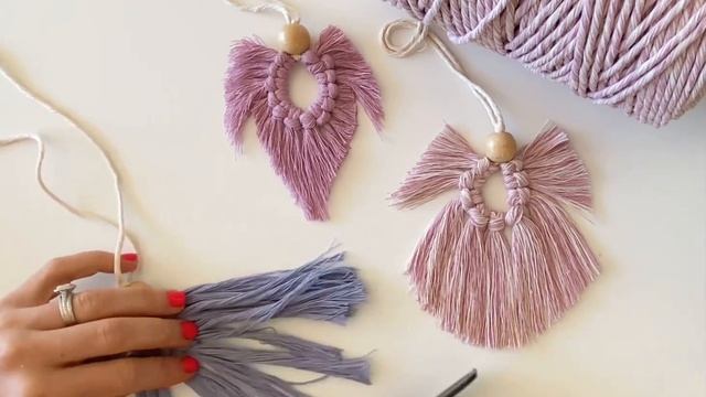 DIY Macrame Angel
