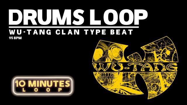 FREE DRUMS LOOP - Wu-Tang Clan Type Beat - 95 BPM 🥁 смотреть онлайн