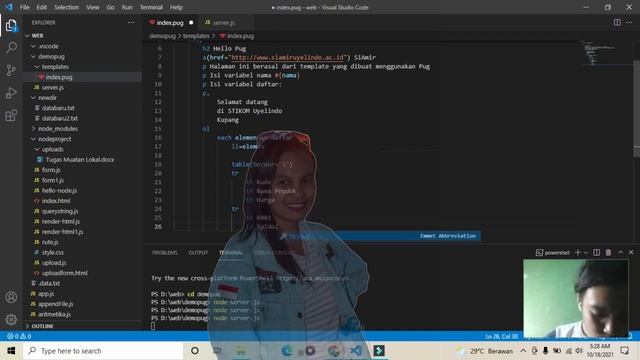 #31 Daftar Tag dalam Pug Node.js смотреть онлайн
