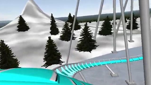 NoLimits sim. ice rollercoaster смотреть онлайн