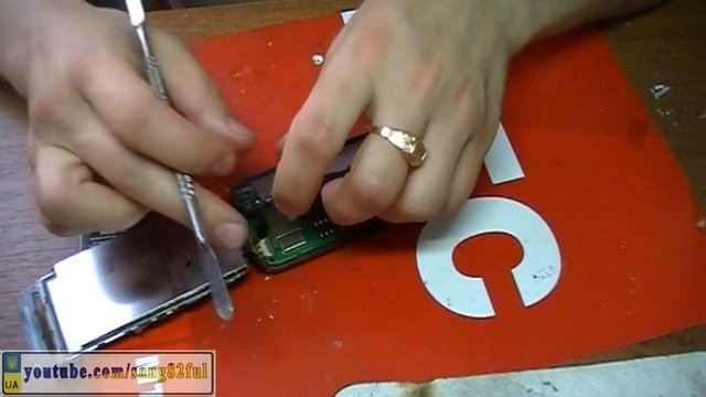 Nokia 5230 разборка, замена корпуса, замена динамика