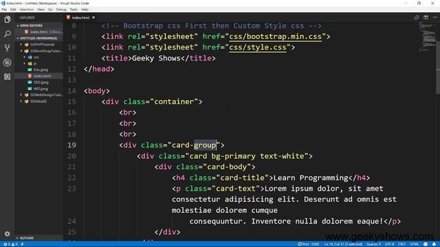 Card Decks in Bootstrap (Hindi) смотреть онлайн