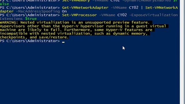 Windows Server 2016 Nested Virtualization in Hyper-V смотреть онлайн