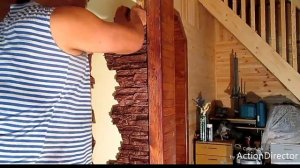 Как положить искусственный камень на осп