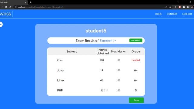 Student Result Management System using HTML CSS PHP and MySQL смотреть онлайн