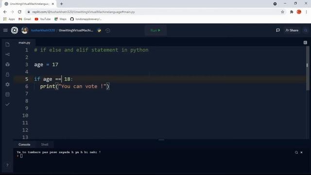If Else & Elif Conditionals In Python in Hindi | developersonline смотреть онлайн