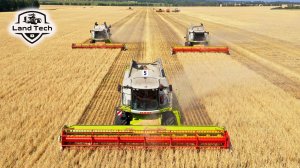 Уборочная мечты - гибридные комбайны CLAAS Tucano 570 на автопилоте Trimble!
