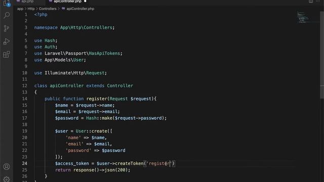Create Users & Login with Passport - Laravel tutorial for beginners смотреть онлайн