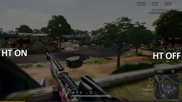 Test HYPERTHREADING PUBG + FPS ? | PUBG смотреть онлайн