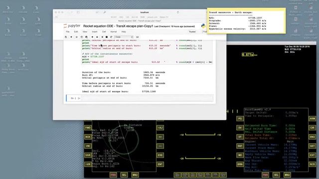 TransX and low-thrust escape burns - Part 3 - Python to the rescue смотреть онлайн