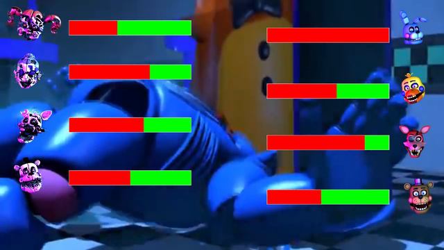 [SFM FNaF] Nightmare SL vs Rockstar WITH Healthbars смотреть онлайн