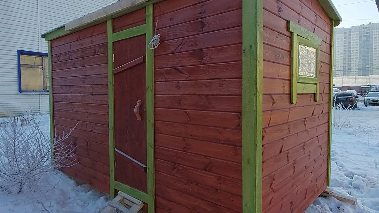 Каркасная баня 2,5х4 в наличии смотреть онлайн
