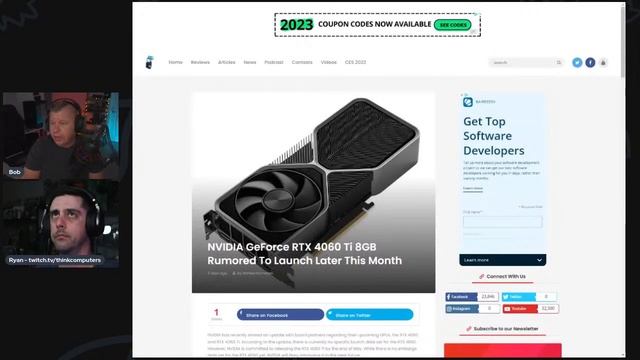 ThinkComputers Podcast #362 - RTX 4060 Ti Details, RX 7600 XT, Intel Name Change & More! смотреть онлайн