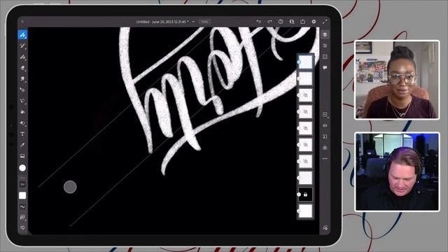 Design Custom Lettering for Album Covers in Adobe Fresco with Ryan Hamrick смотреть онлайн
