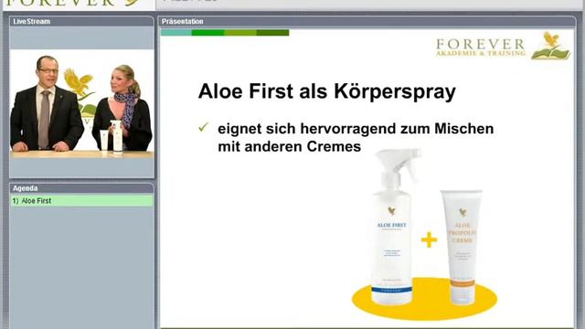 Aloe Vera Cosmetics Offenburg - Aloe First Spray Frische für die Haut смотреть онлайн