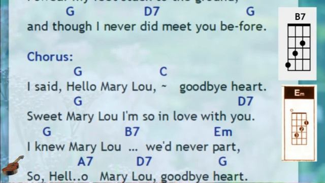 Hello Mary Lou March strum смотреть онлайн
