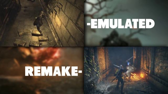 Demon's Souls Remake vs Emulated Side by Side Comparison смотреть онлайн