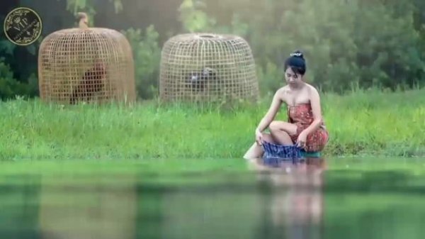 Бирманская традиционная музыка. Фото Мьянмы. Бирманская живопись. Флейта. Часть 2/3. Burma painting