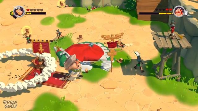 Asterix Obelix XXL 3 The Crystal Menhir-Совместное прохождение! смотреть онлайн