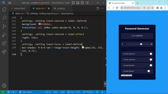 How to make Password Generator using HTML CSS &JavaScript | Generate Random Password in JavaScript смотреть онлайн