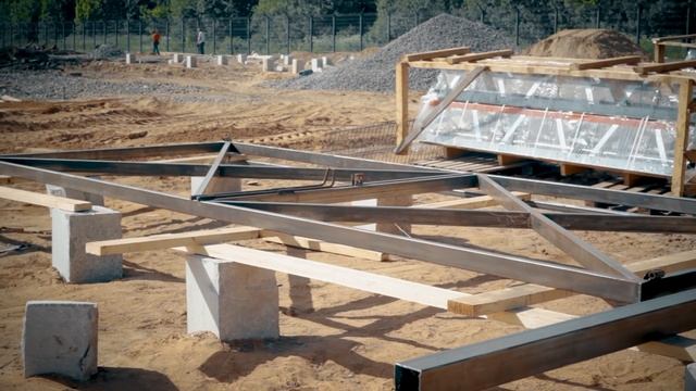 Компания Бауматик строит фундамент нового судостроительного завода. Часть 2. смотреть онлайн