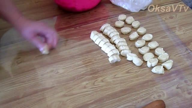 Вареники с капустой и мясом по-корейски. Dumplings with cabbage and meat in Korean. смотреть онлайн