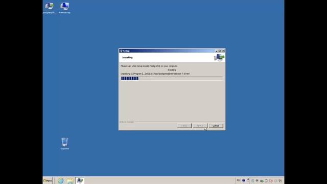 PostgreSQL - установка на ОС Windows 7 смотреть онлайн