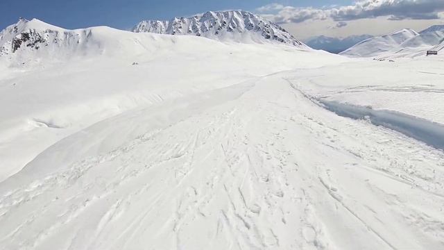 Катаюсь на Лыжах в Горах Талкитна Май Аляска США / Cross country Skiing Hatcher Pass Alaska USA смотреть онлайн