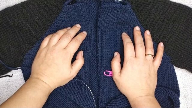 День с одним процессом/ Бомбер для мальчика/ #бомберспицами