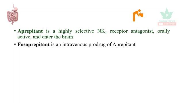 NK1 antagonists used as antiemetics - GIT Pharmacology - Part 15 смотреть онлайн