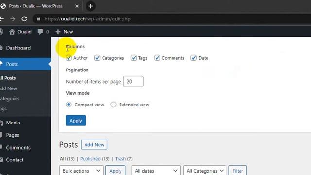 How To Hide Post Tags Column in WordPress Admin Area смотреть онлайн