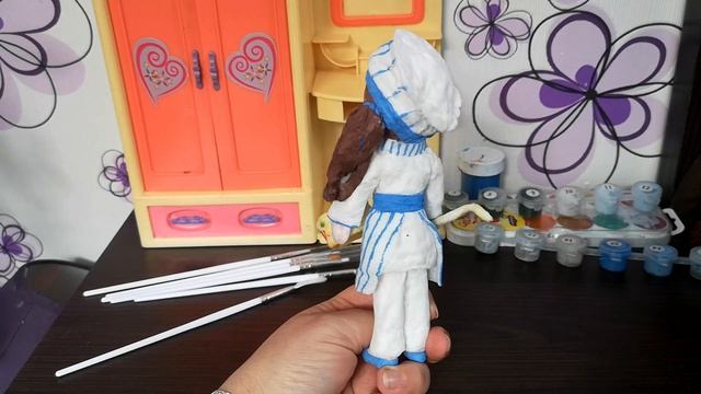 Кукла Повар | Ручная работа | Игрушка из ваты смотреть онлайн