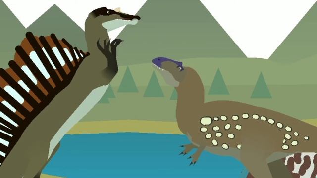Dinosaurs Fights 3 (stick Nodes Animation)
