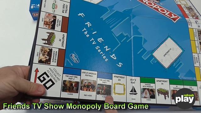 Friends TV Show Monopoly Board Game Unboxing  First Look