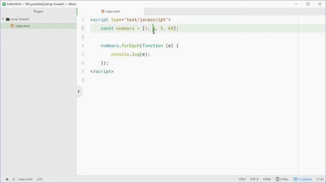 Array 'forEach' method in Javascript (Array.prototype.forEach) смотреть онлайн