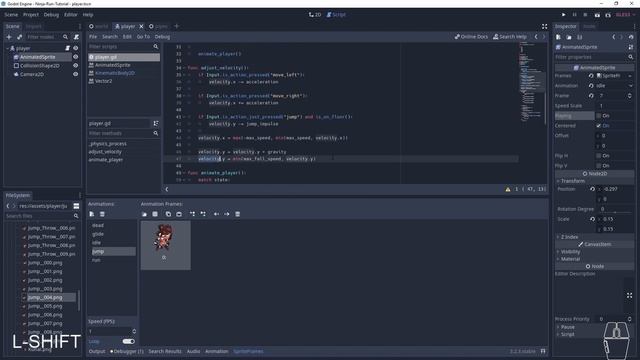 Godot 2D Platformer Tutorial - Ninja Run - Part 3 смотреть онлайн