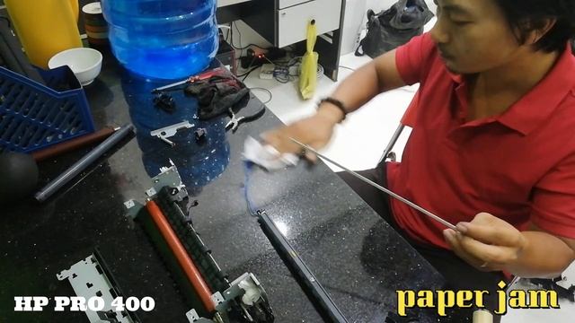 TASIHIS! - Fix Paper Jam HP Pro 400 printer. смотреть онлайн