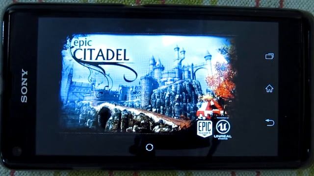 Epic Citadel Benchmark App on Xperia L смотреть онлайн