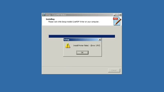 Install Printer Failed Error 1797 inside VM VirtualBox XP смотреть онлайн