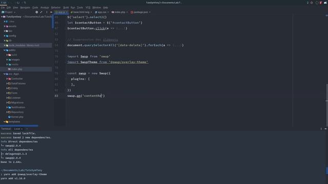 Tutoriel JavaScript : Transition entre les pages avec Swup смотреть онлайн