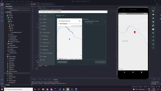 Mapa com Marcador que puxa a localização Atula com React Native смотреть онлайн