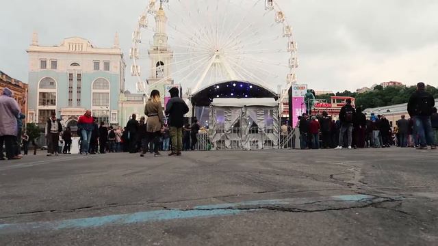 Pushkin Klezmer Band на контрактовой площади. Киев 2018 смотреть онлайн
